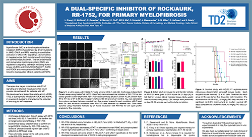 A Dual-specific Inhibitor of Rock/Aurk, RR-1752, for Primary Myelofibrosis